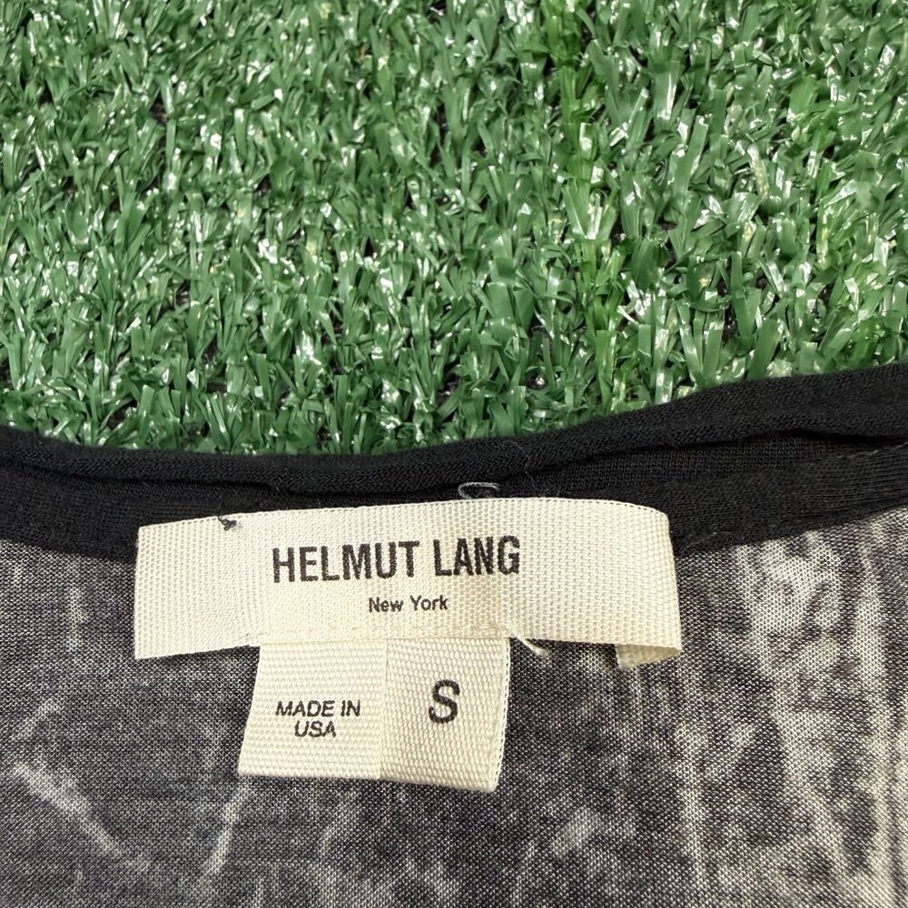 Helmut Lang Tunic Top Women's Size S Black Gray Sleeveless Made In USA Casual - Picture 2 of 9
